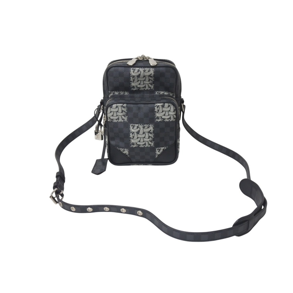 LOUIS VUITTON Christopher Nemeth Amazon shoulder bag Damier Graphite Black